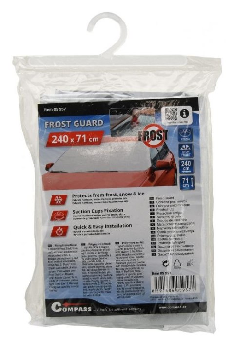 Osłona na szybę przednia, 240 x 71 cm