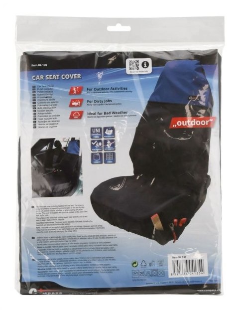 Pokrowiec ochronny na przedni fotel - zmywalny