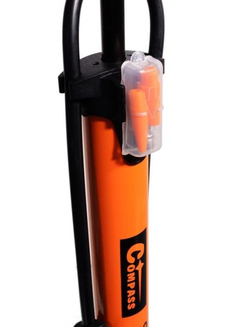 Pompka ręczna SUPER POMPA - 530 x 38 mm, z manometrem