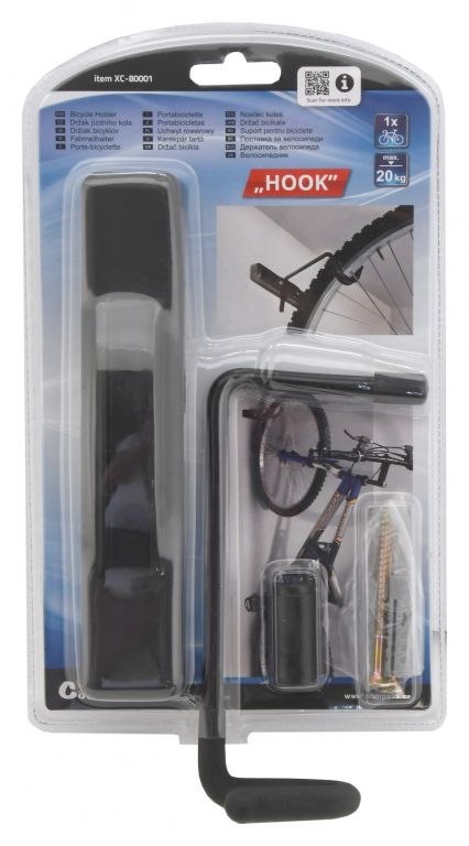 Rowerowy uchwyt ścienny HOOK - uchylny