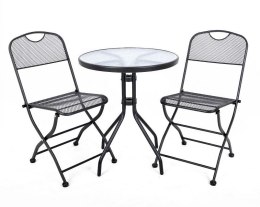 Stół ogrodowy z blatem szklanym ZWT-03 60 cm