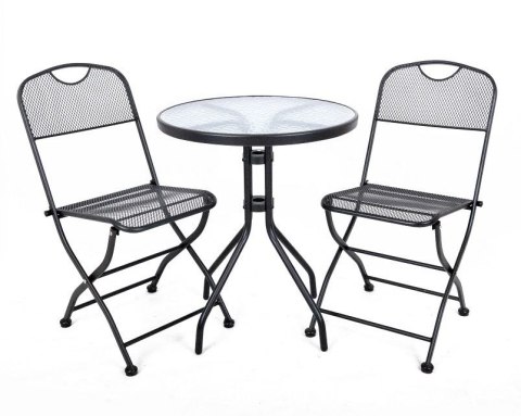 Stół ogrodowy z blatem szklanym ZWT-03 60 cm
