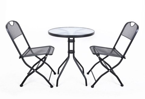 Stół ogrodowy z blatem szklanym ZWT-03 60 cm