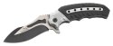 CATTARA Nóż składany COBRA 20cm ze srebrno-czarnym zabezpiec