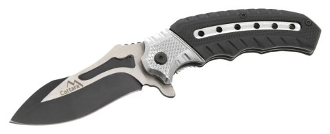 CATTARA Nóż składany COBRA 20cm ze srebrno-czarnym zabezpiec