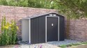 Domek ogrodowy LUKE A, 195 x 278 x 127 cm, szary