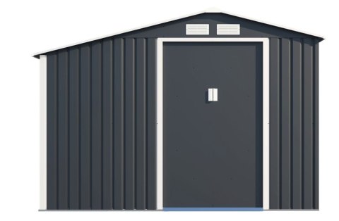 Domek ogrodowy LUKE A, 195 x 278 x 127 cm, szary