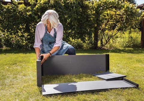 Grządka podwyższona MAPLE TROUGH - szara