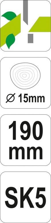 Nożyce ogrodnicze - 19 cm