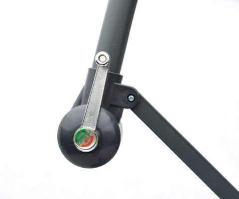 Parasol metal ø 350 cm - brązowy