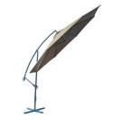 Parasol metal ø 350 cm - brązowy