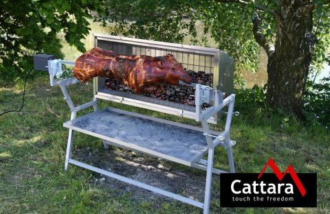 CATTARA Grill PIGLET z rożnem elektrycznym, 138 x 96 x 62 c