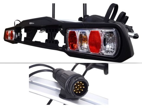 DOLPHIN TÜV Bagażnik na rowery, odpowiedni na 3 rowery