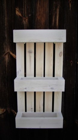 Doniczka w stylu palety euro - 72 x 39 x 14 cm