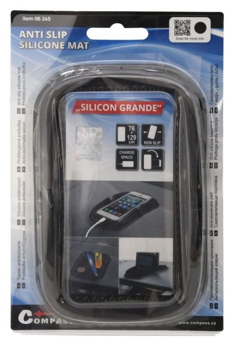 Mata antypoślizgowa SILICON GRANDE - czarna