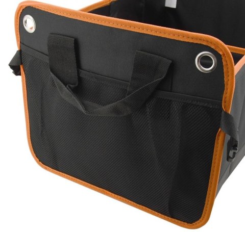 Organizer podwójny - 54 x 34 cm, czarno-pomarańczowy
