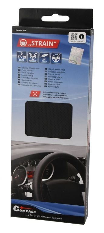 Osłona kierownicy STRAIN - czarna