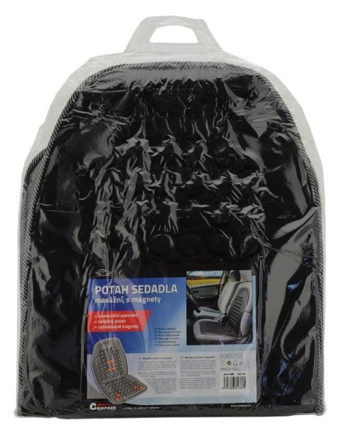 Pokrowiec na fotel masujący z magnesami - czarny