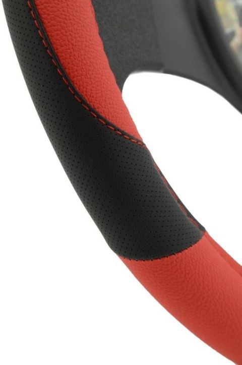 Pokrowiec na kierownicę COLOUR LINE - czerwony / czarny