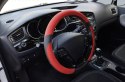 Pokrowiec na kierownicę COLOUR LINE - czerwony / czarny
