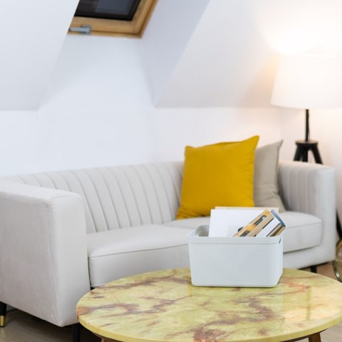 ROTHO Pudełko do przechowywania JIVE DECO 5 l, białe