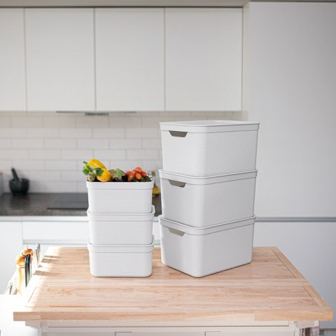 ROTHO Pudełko do przechowywania JIVE DECO 5 l, białe