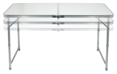 Zestaw kempingowy DOUBLE szary, 4 krzesła