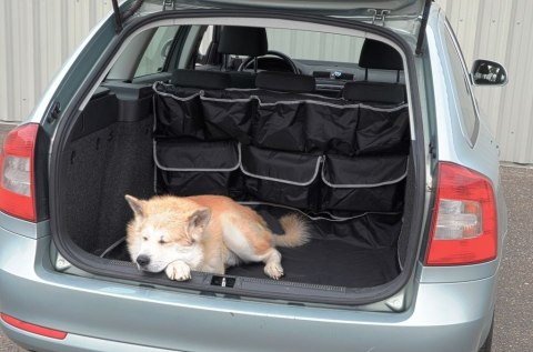 Koc ochronny do bagażnika z kieszeniami