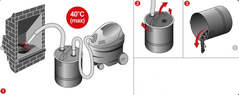 Odkurzacz popiołu - bez silnika