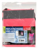 Ostrzegawcza różowa kamizelka dziecięca S.O.R. - 53 cm, różo