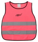 Ostrzegawcza różowa kamizelka dziecięca S.O.R. - 53 cm, różo
