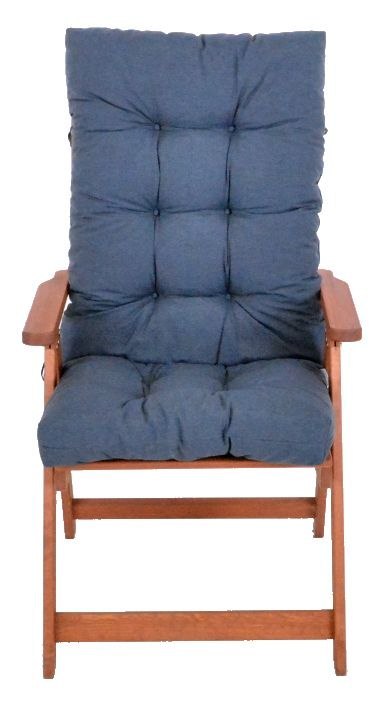 PREMIUM Poduszka na wysokie krzesło 120 x 50 cm, ciemnoszara