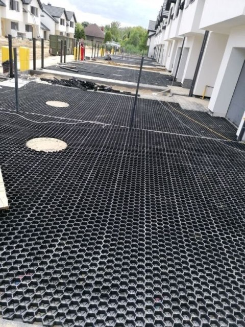 Płyta trawnikowa, 60 x 40 x 4 cm, czarna