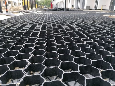 Płyta trawnikowa, 60 x 40 x 4 cm, czarna