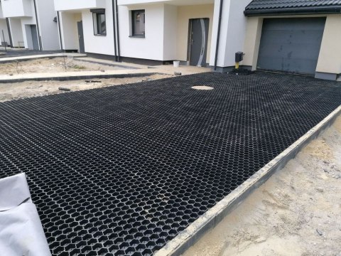 Płyta trawnikowa, 60 x 40 x 4 cm, czarna