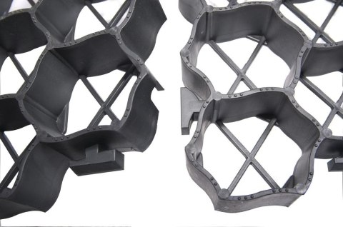 Płyta trawnikowa, 60 x 40 x 4 cm, czarna