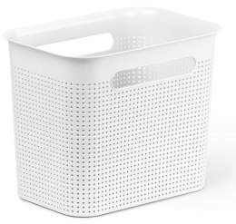 Pojemnik do przechowywania BRISEN, 7 L, plastikowy, biały