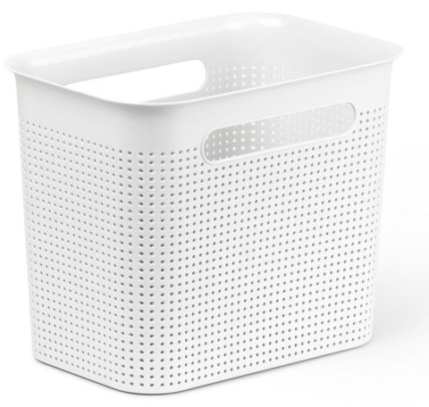 Pojemnik do przechowywania BRISEN, 7 L, plastikowy, biały