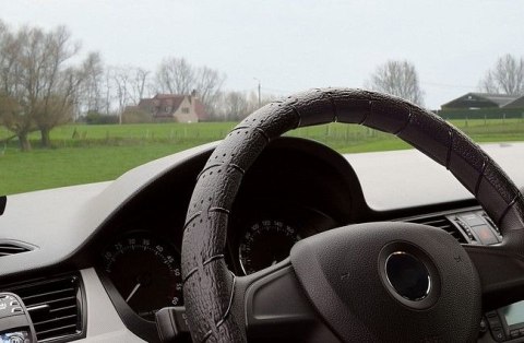 Pokrowiec na kierownice - czarne