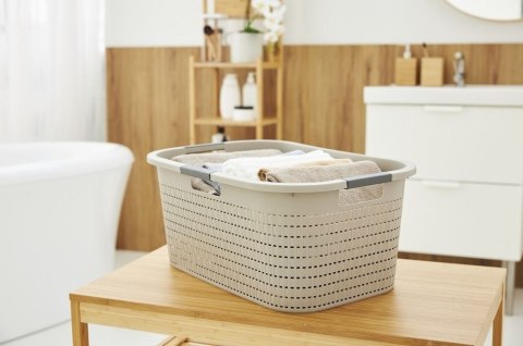 ROTHO Kosz na pranie Clean COUNTRY 40 l, cappuccino
