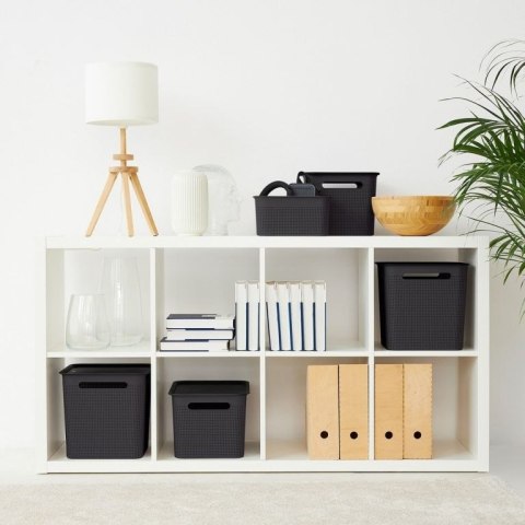 ROTHO Pudełko do przechowywania BRISEN, 16 L, plastik, czarn