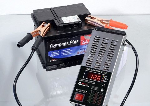 Tester obciążeniowy do akumulatorów samochodowych, LED