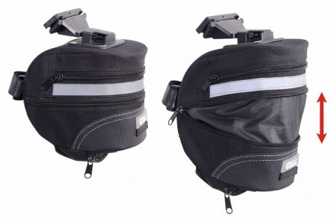 Torba rowerowa pod siodełko z klipsem - 10 x 13 x 17 cm