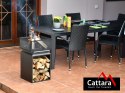 CATARRA CUBE Kominek z rusztem, 74 cm