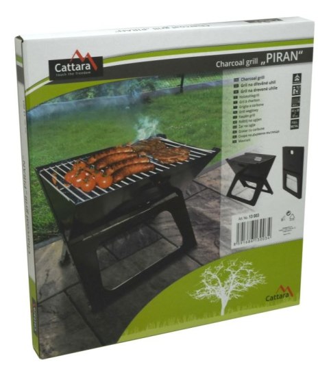 CATTARA Składany grill węglowy PIRAN 43 x 28 x 37 cm