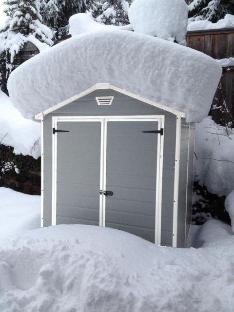 Domek ogrodowy z tworzywa sztucznego MANOR 6x5DD