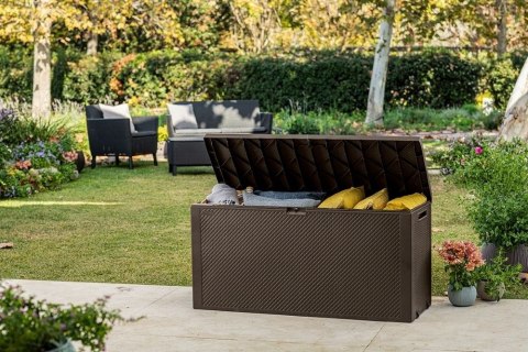 EMILY skrzynia do przechowywania 270 L, brązowa