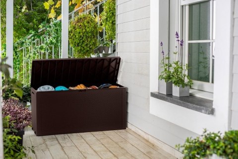 EMILY skrzynia do przechowywania 270 L, brązowa