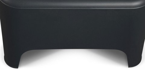 PETRA stół plastikowy + skrzynia, grafitowy