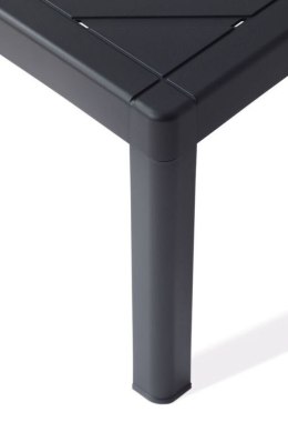 POP stół plastikowy, grafitowy